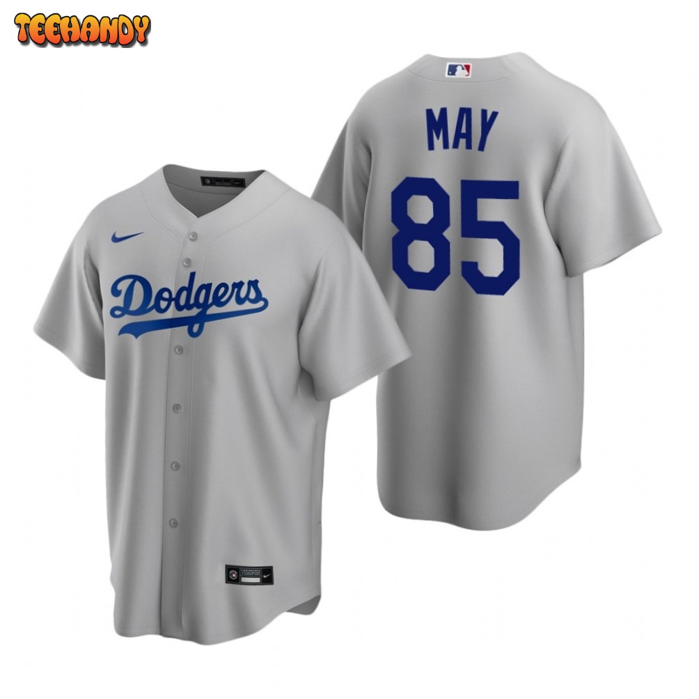 Los Angeles Dodgers Dustin May Gray Alternate Replica Jersey