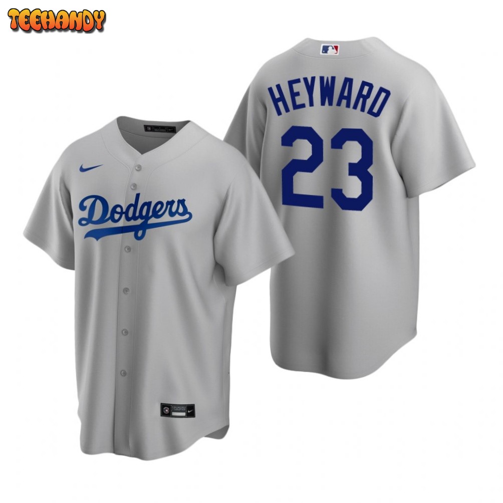 Los Angeles Dodgers Jason Heyward Gray Replica Alternate Jersey