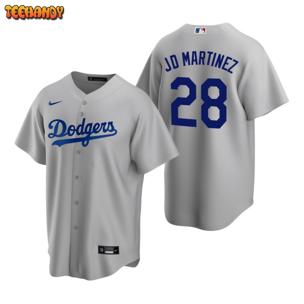 Men's Los Angeles Dodgers J.D. Martinez Nike White Home Replica Jersey