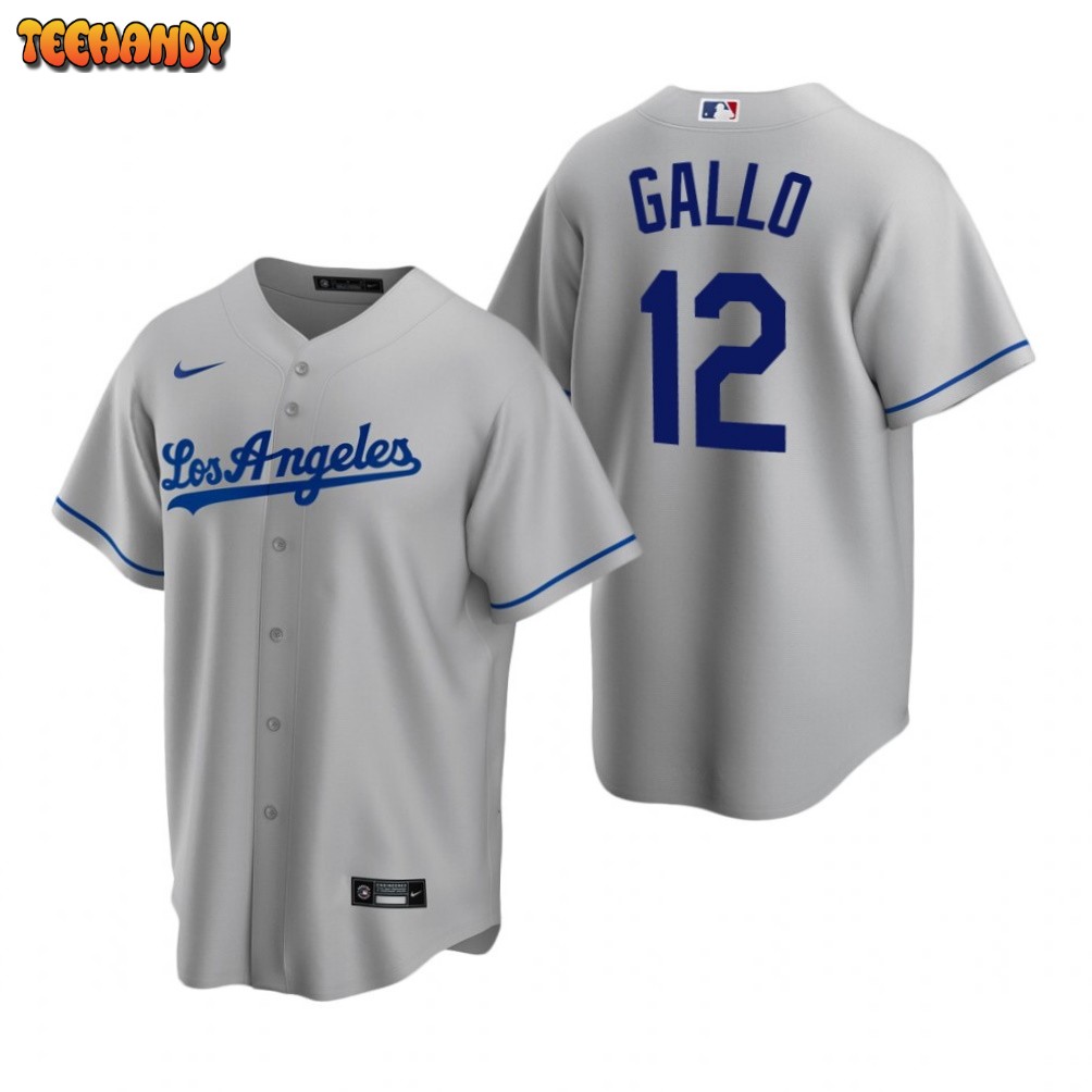 Los Angeles Dodgers Joey Gallo Gray Road Replica Jersey