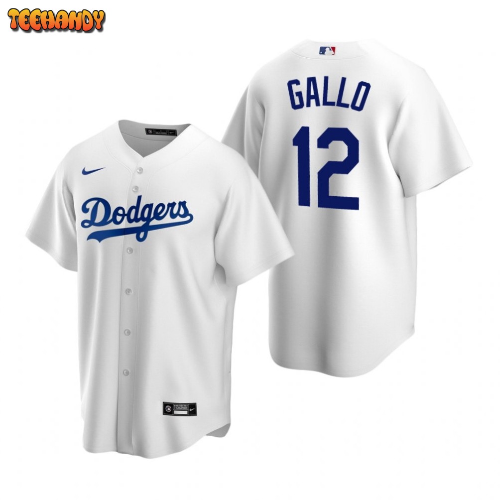 Los Angeles Dodgers Nike Home Blank Replica Jersey - White