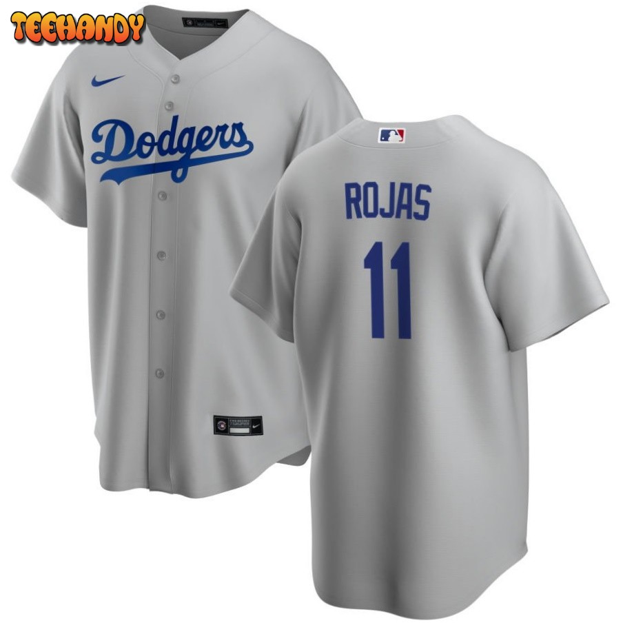 Los Angeles Dodgers Miguel Rojas Gray Alternate Replica Jersey