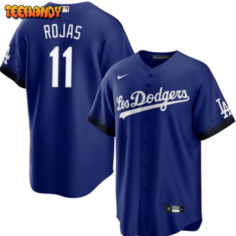 Los Angeles Dodgers Miguel Rojas Royal 2021 City Connect Replica Jersey