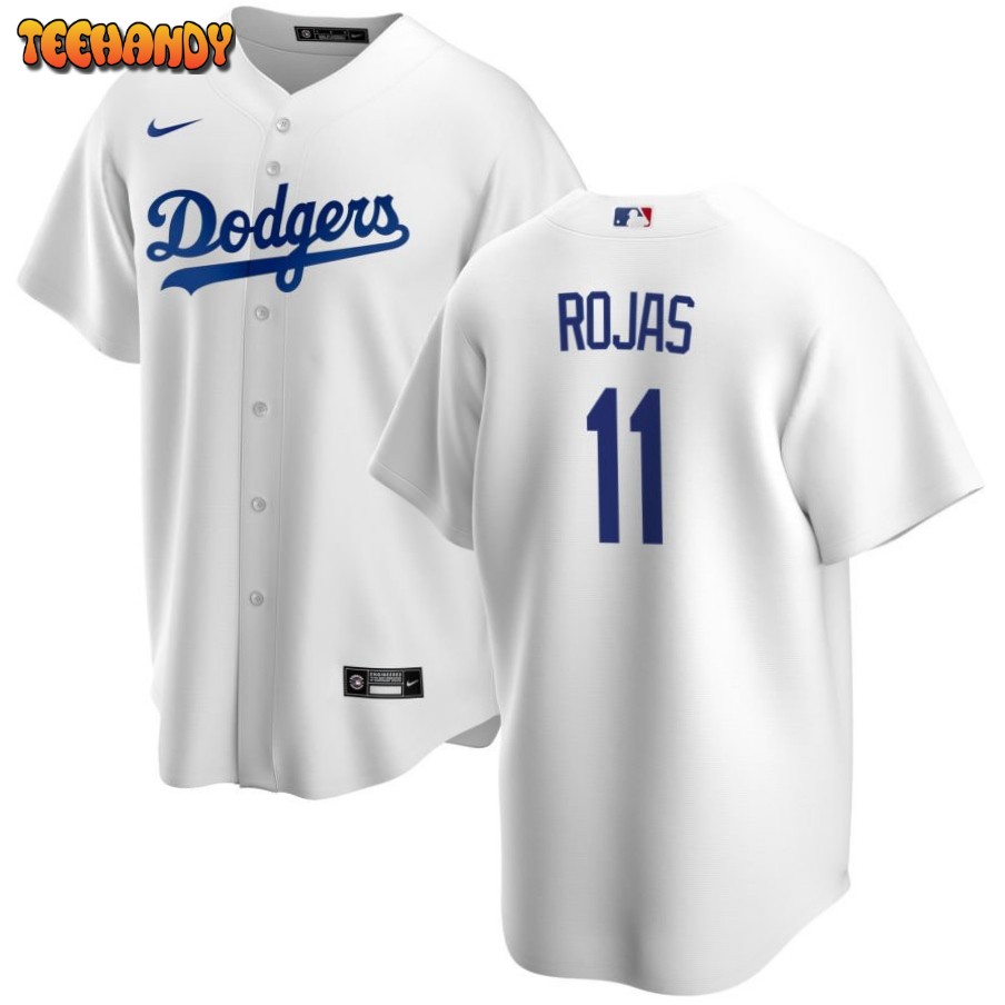 NIKE Los Angeles Dodgers MIGUEL ROJAS Baseball Jersey WHITE