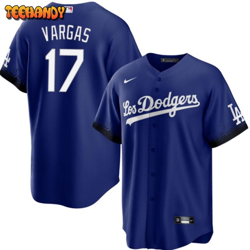 Los Angeles Dodgers Miguel Vargas Royal 2021 City Connect Replica Jersey