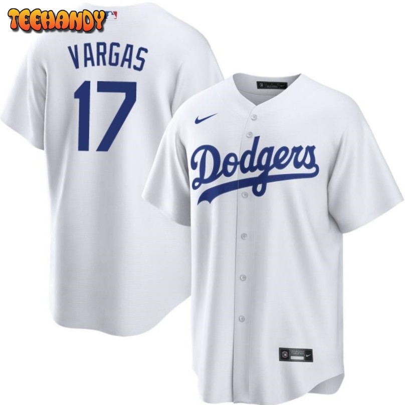 Los Angeles Dodgers Miguel Vargas White Home Replica Jersey