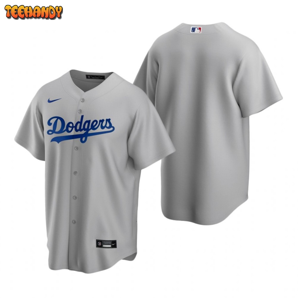 Los Angeles Dodgers Team Gray Replica Alternate Jersey
