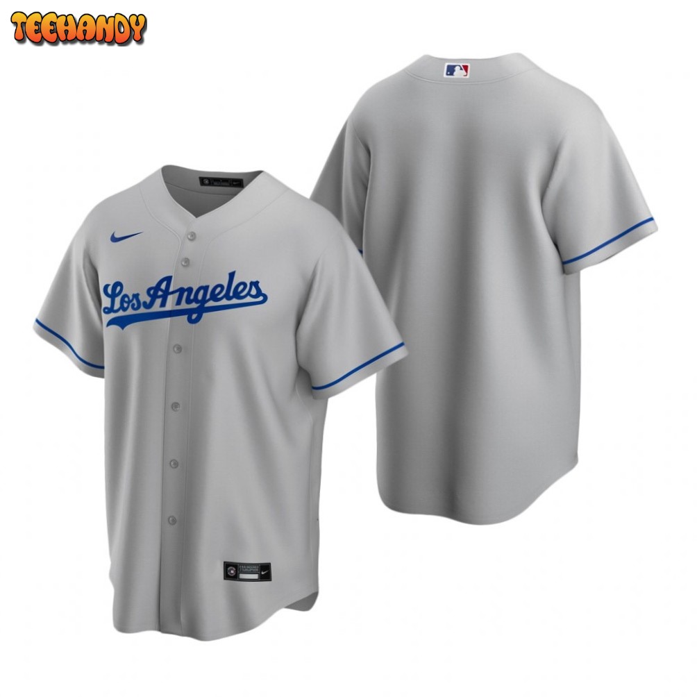 Los Angeles Dodgers Team Gray Road Replica Jersey