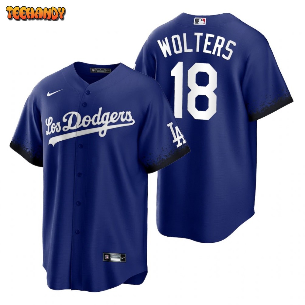 Los Angeles Dodgers Tony Wolters White Home Replica Jersey