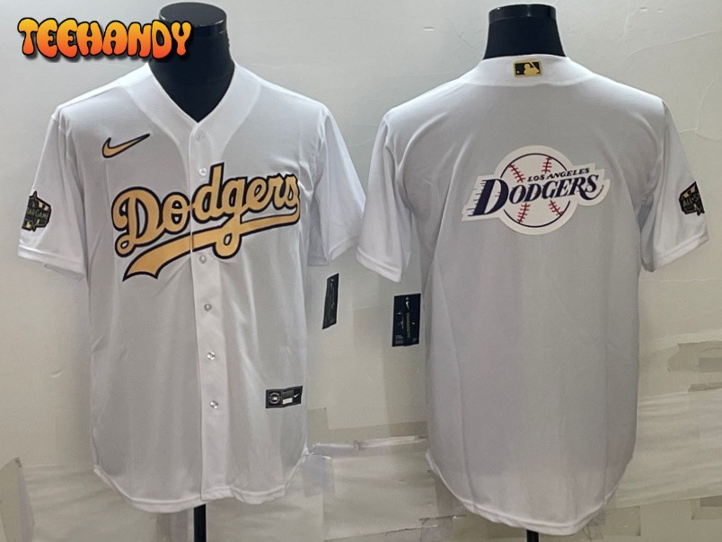 dodgers white and gold jersey