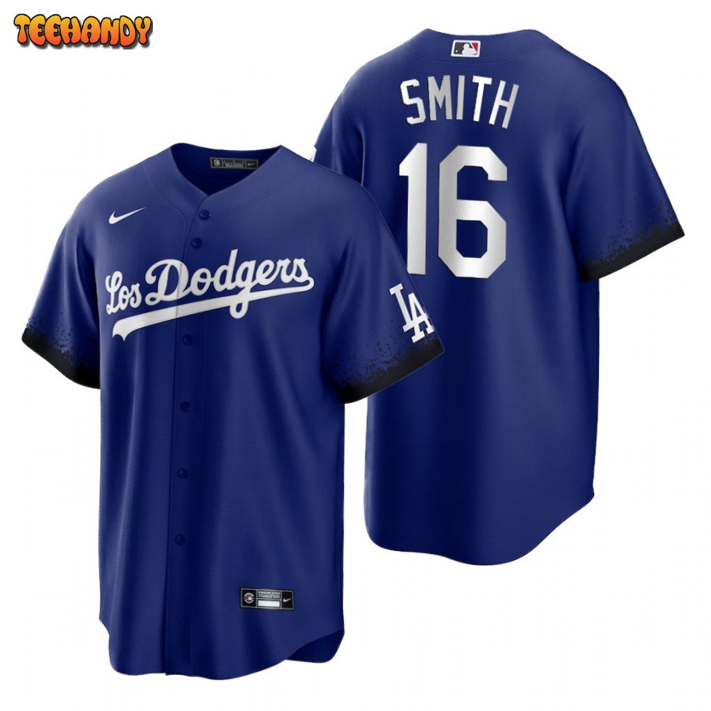 Los Angeles Dodgers Will Smith Royal 2021 City Connect Replica Jersey