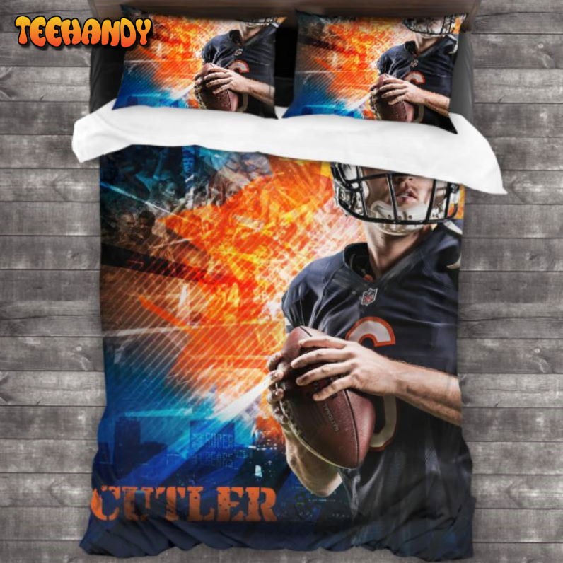 Machine Washable Chicago Bears Logo Bedding Sets