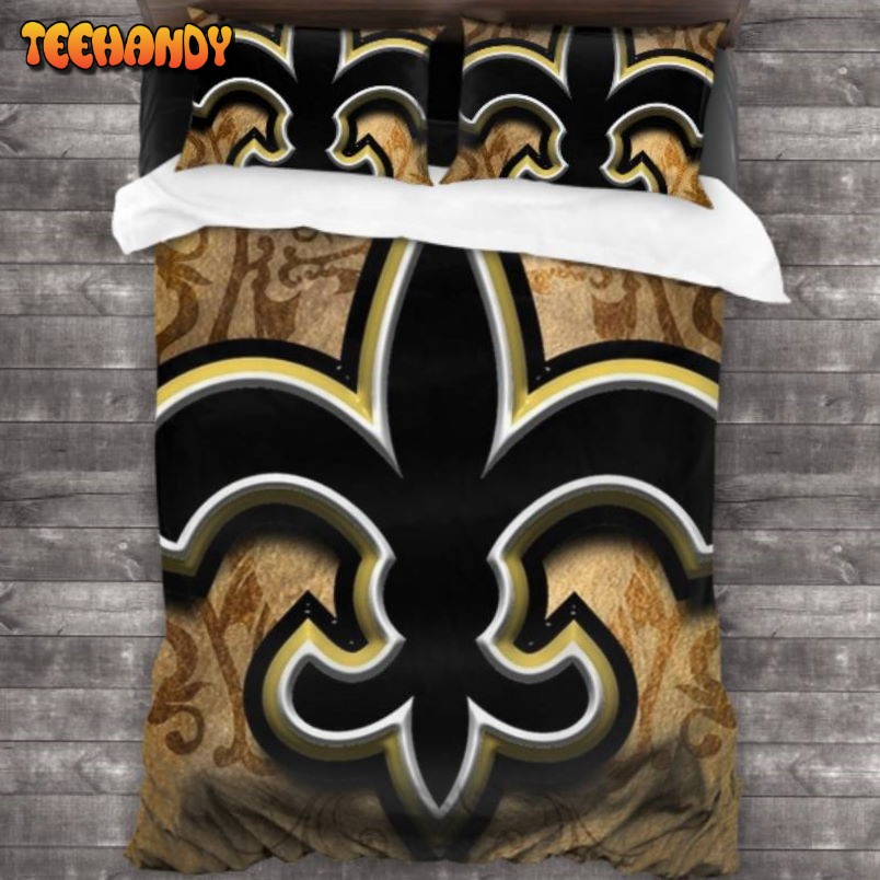 Machine Washable New Orleans Saints Logo Bedding Sets