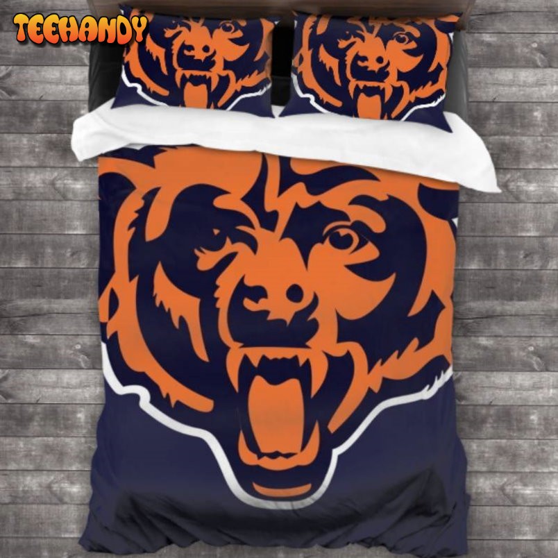 Machine Washable NFL Chicago Bears Logo Bedding Sets