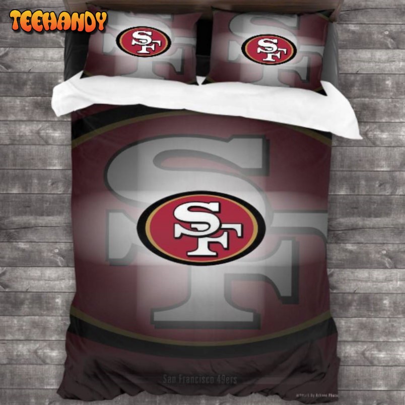 Machine Washable NFL San Francisco 49ers Logo Bedding Sets