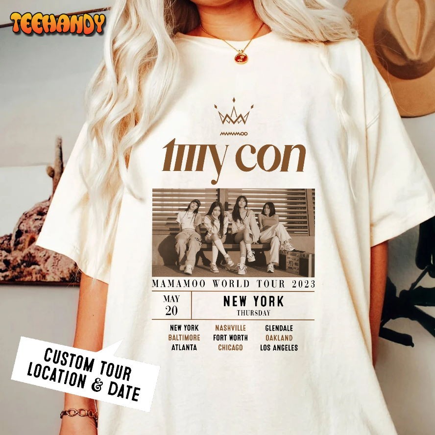 Mamamoo My Con World Tour 2023 Shirt