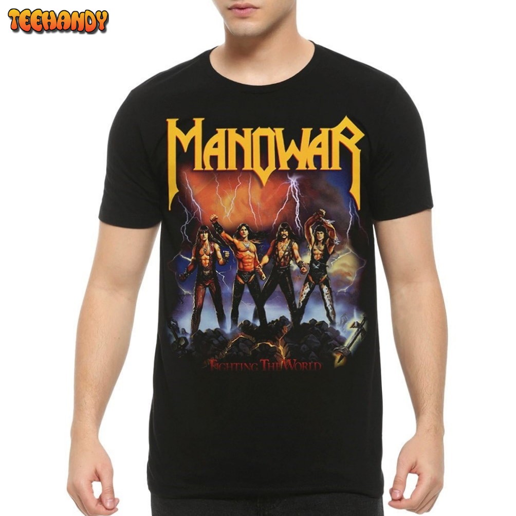 Manowar Fighting the World T-Shirt