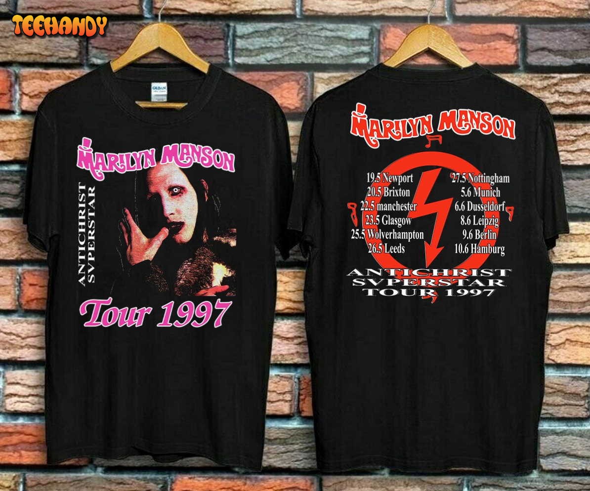 Marilyn Manson Antichrist Superstar Euro Tour 1997 T-Shirt