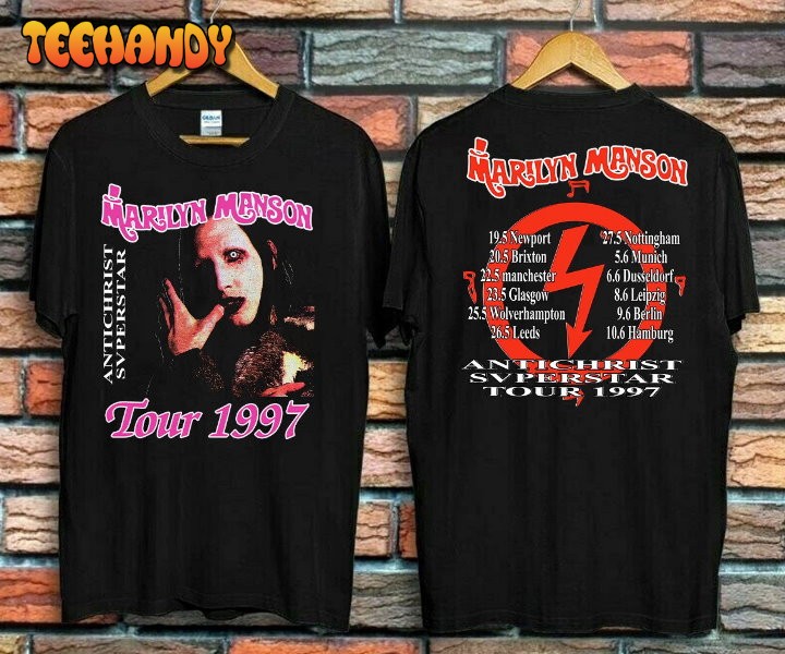 Marilyn Manson Antichrist Superstar Euro Tour 1997 T-Shirt