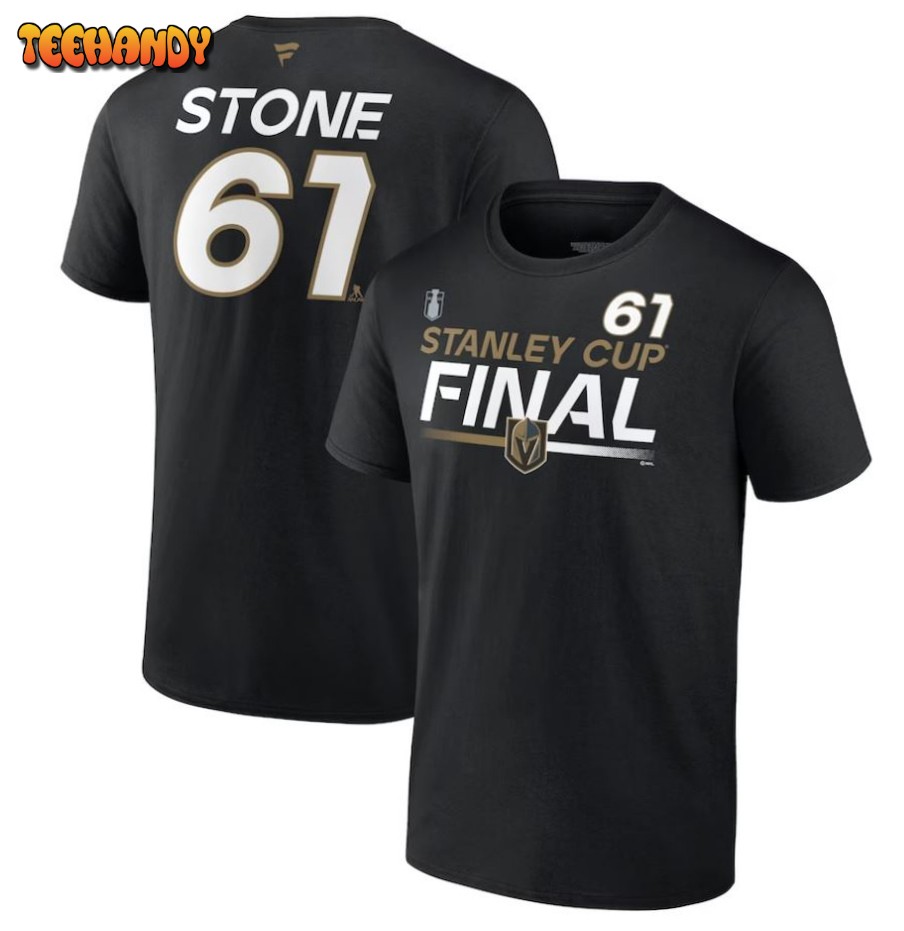 Mark Stone Vegas Golden Knights 2023 Stanley Cup Final Name & Number T-Shirt