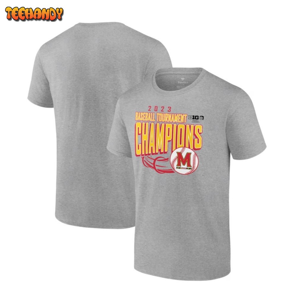 Maryland Terrapins 2023 Big Ten Baseball Conference Tournament Champions T-Shirt