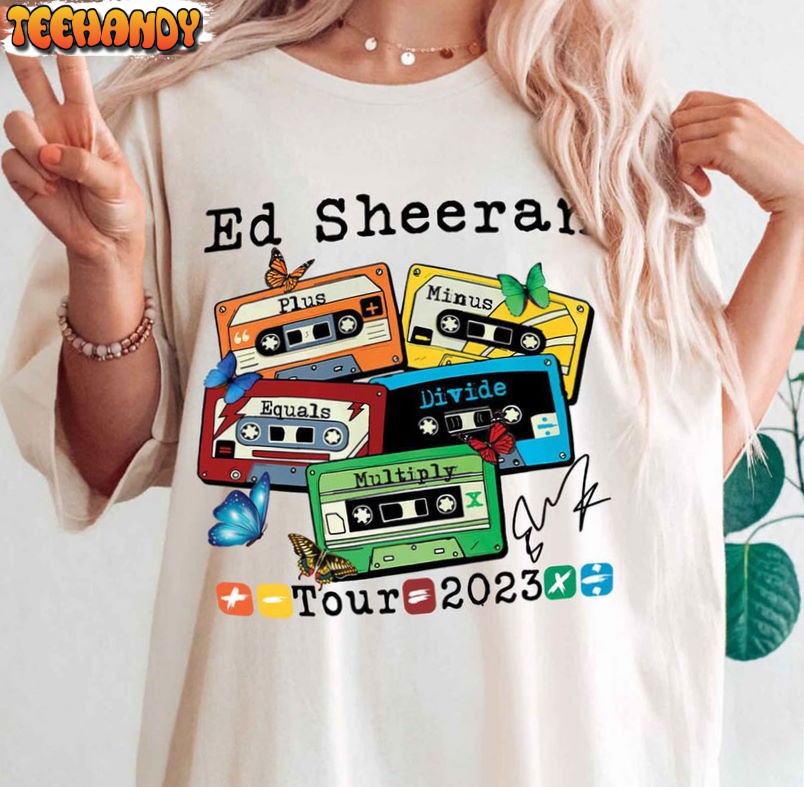 Mathematics America Tour Ed Sheeran Shirt