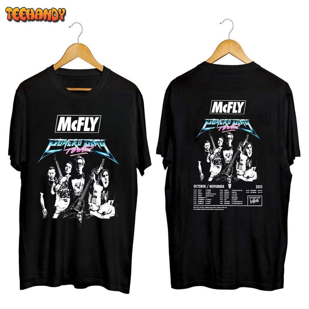 McFly Power to Play Tour 2023 Shirt, McFly Band Fan Shirt