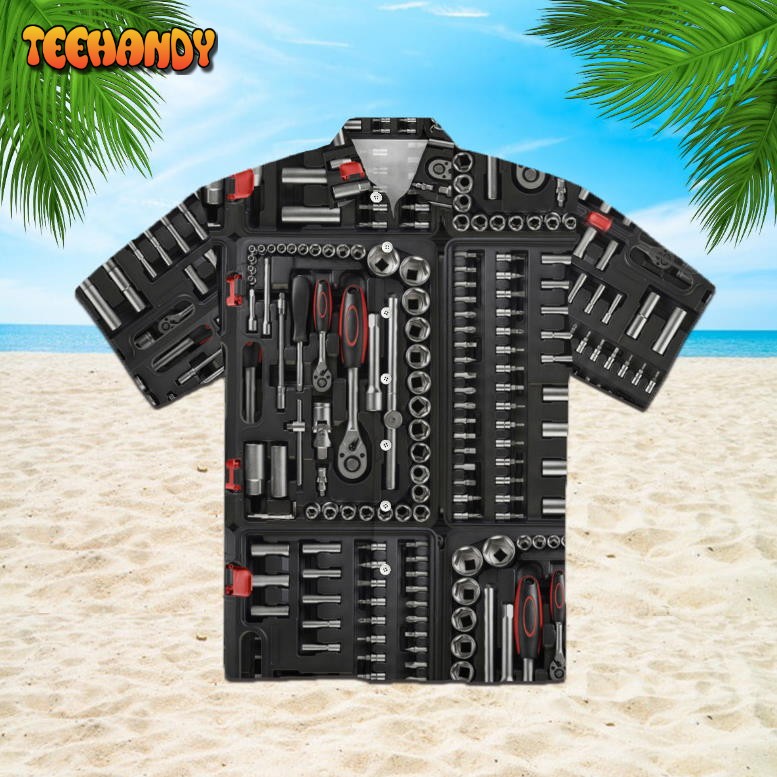 Mechanic Tool Box Hawaiian Shirt