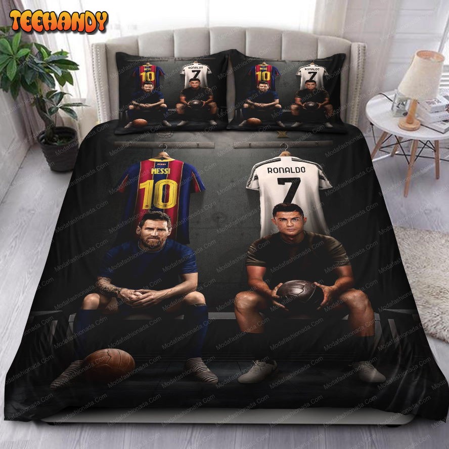 Memories El Clásico Cristiano Ronaldo And Lionel Messi Laliga 25 Bedding Sets