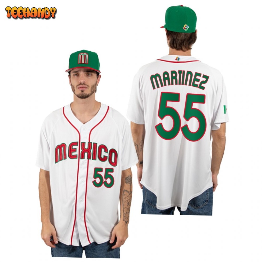 Mexico Adrian Martinez White 2023 World Baseball Classic Jersey