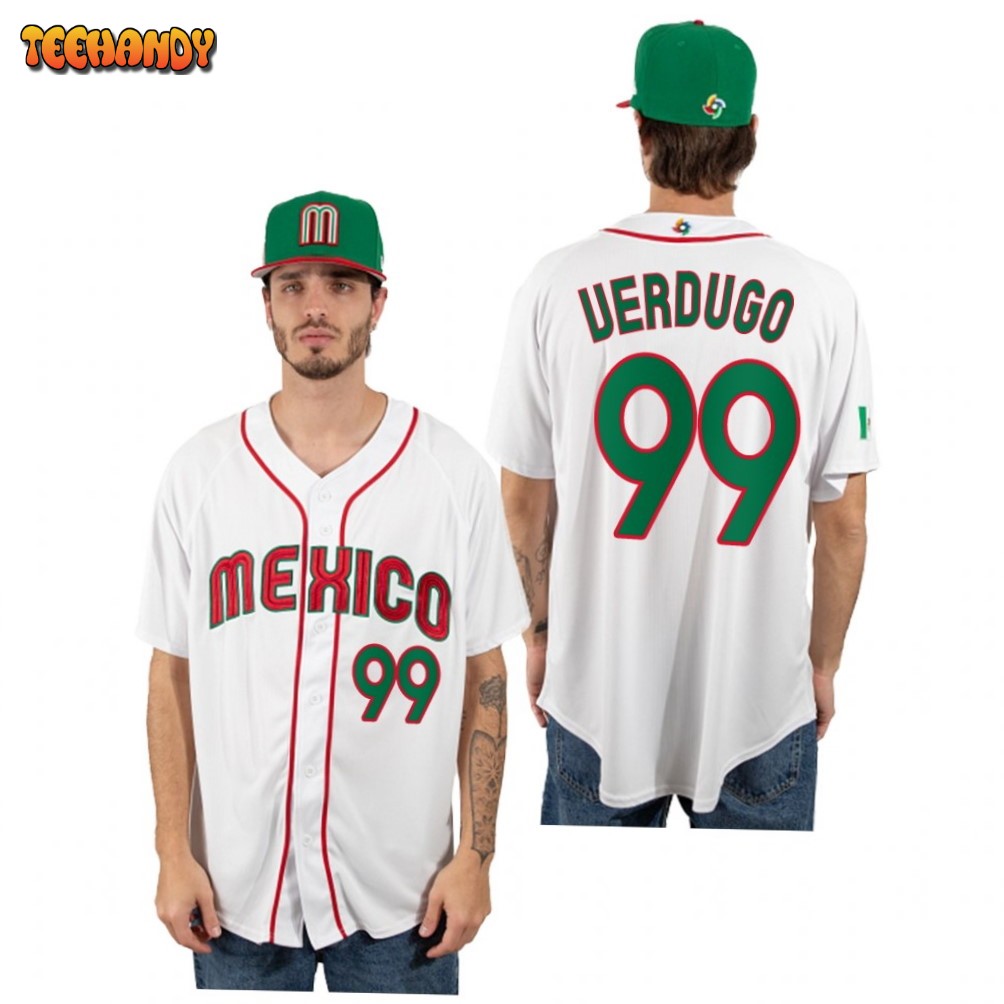 Mexico Alex Verdugo White 2023 World Baseball Classic Jersey