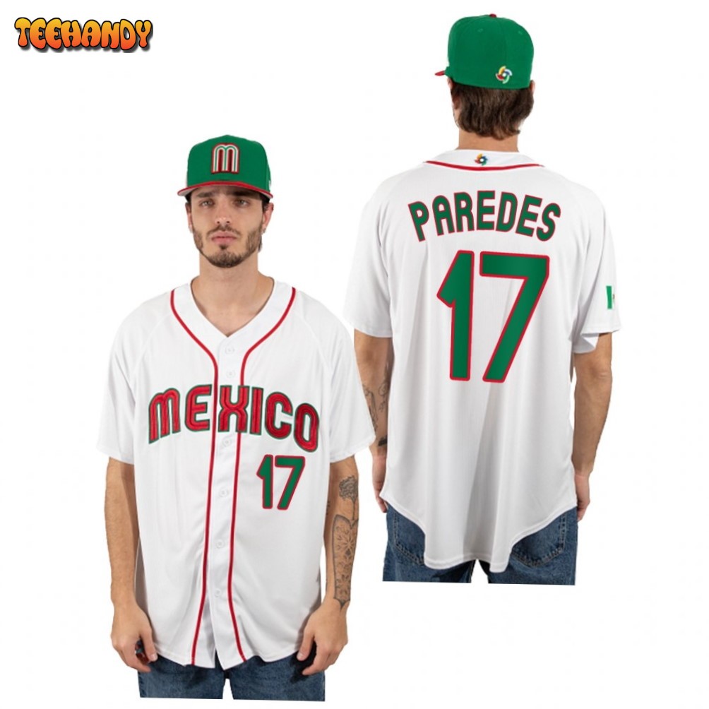 Mexico Isaac Paredes White 2023 World Baseball Classic Jersey