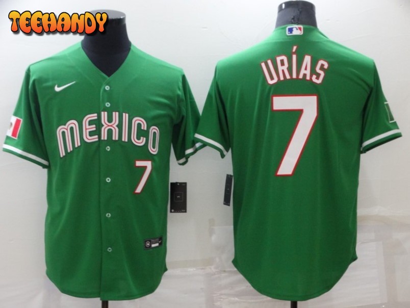 Mexico Julio Urias Green 2023 World Baseball Classic Jersey