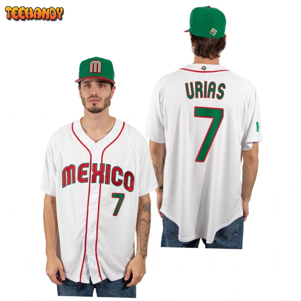 Mexico Julio Urias White 2023 World Baseball Classic Jersey