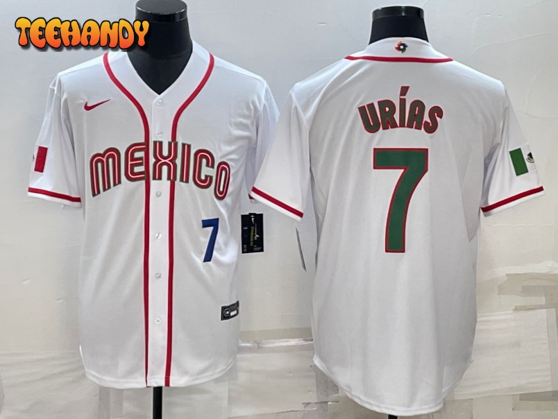 Mexico Julio Urias White Royal 2023 World Baseball Classic Jersey