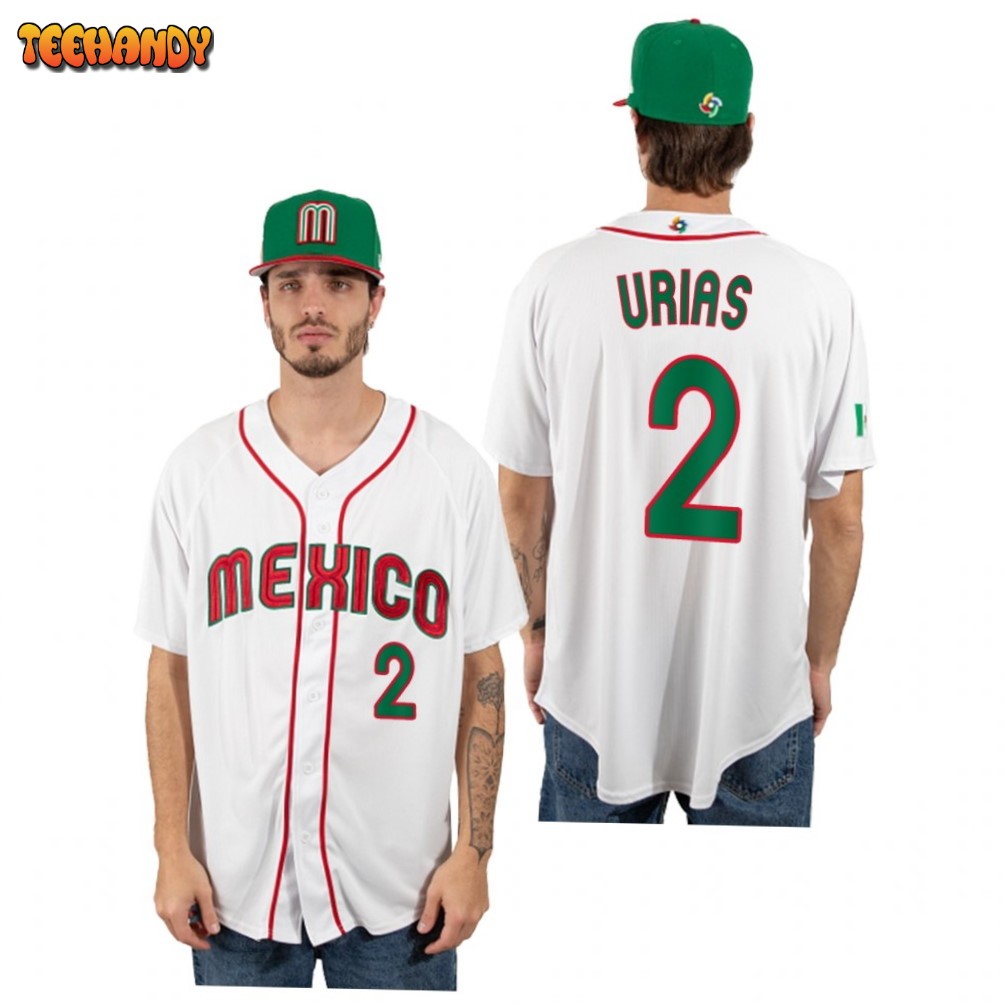 Mexico Luis Urias White 2023 World Baseball Classic Jersey