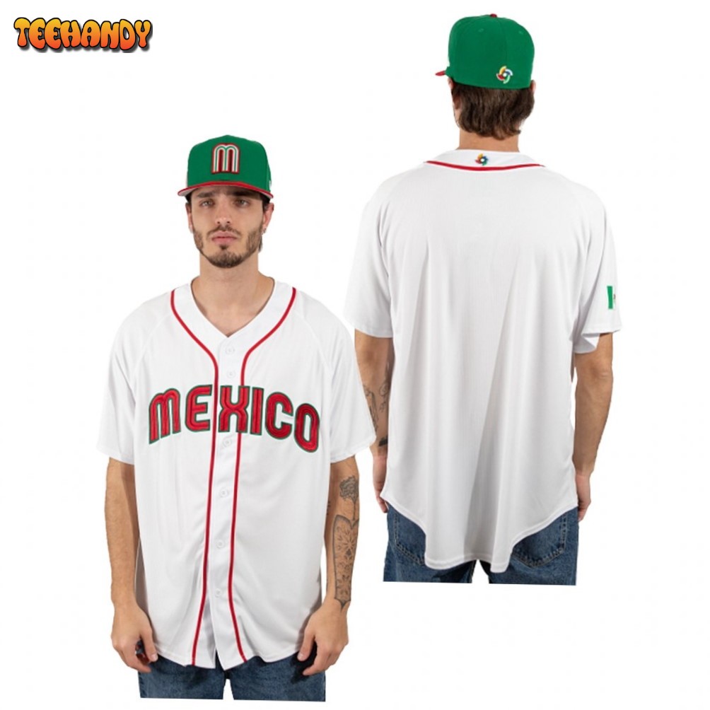 Mexico White 2023 World Baseball Classic Jersey