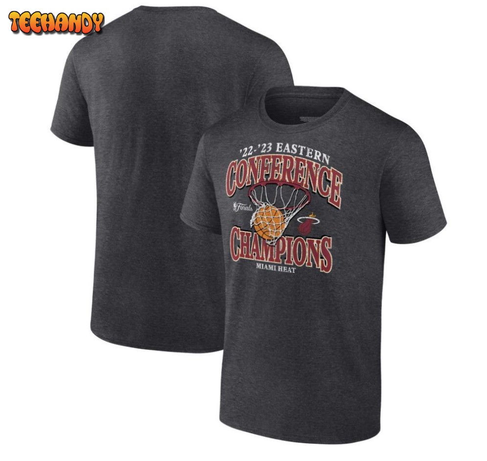 Miami Heat 2023 Eastern Conference Champions Pass Hoops T-Shirt