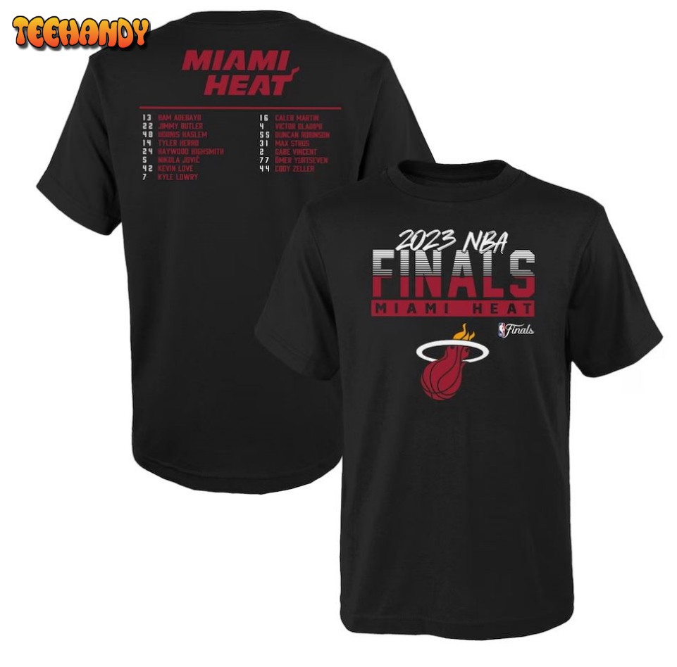 Miami Heat 2023 NBA Finals Roster T-Shirt