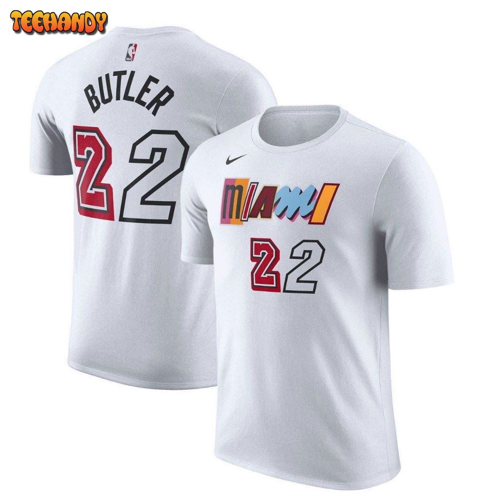 Nike Men's Miami Heat Jimmy Butler #22 Black T-Shirt, Small