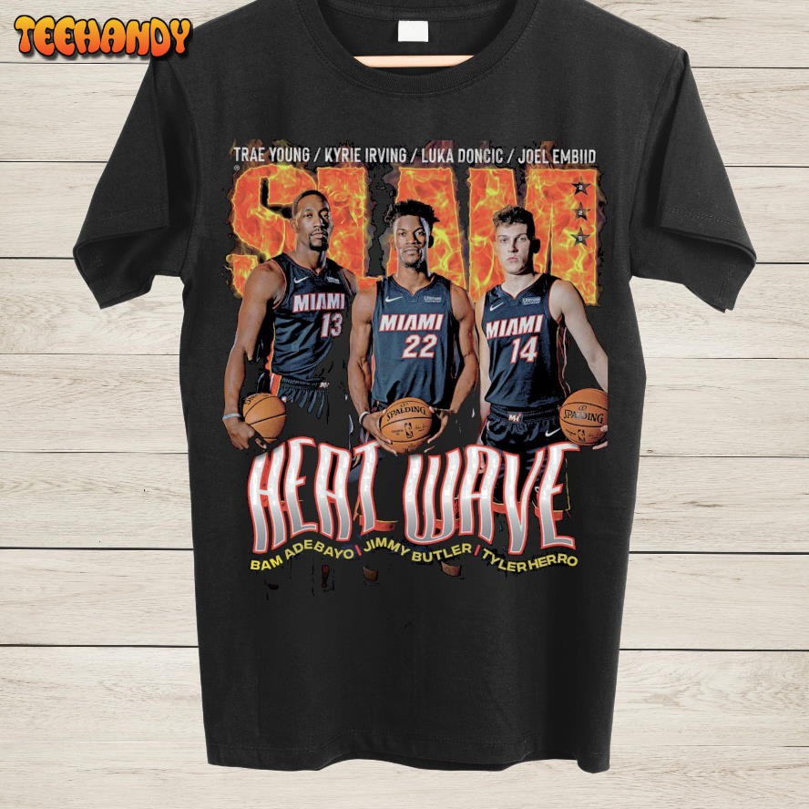 Miami Heat SLAM Vintage Shirt, 2023 NBA Playoffs NBA Fan Shirt