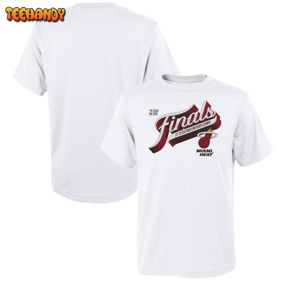 Miami Heat Youth 2023 Eastern Conference Champions Locker Room T-Shirt