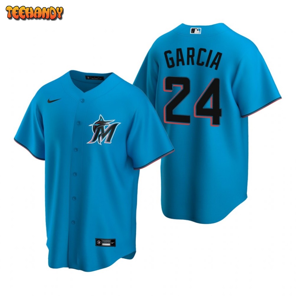 Miami Marlins Avisail Garcia Blue Alternate Replica Jersey