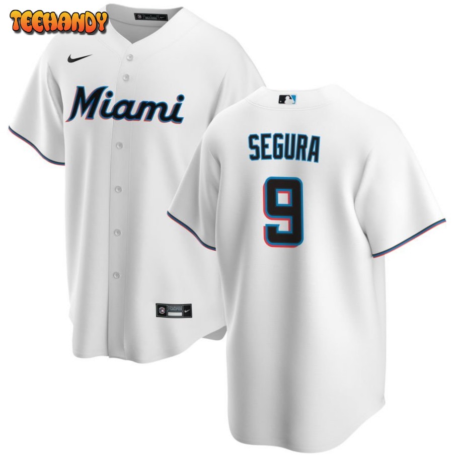 Miami Marlins Jean Segura White Home Replica Jersey