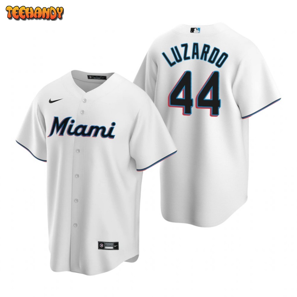 Miami Marlins Jesus Luzardo White Home Replica Jersey