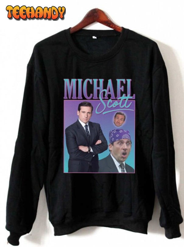 Michael Scott Homage Sweatshirt US Office TV Show Retro 90’s Shirt