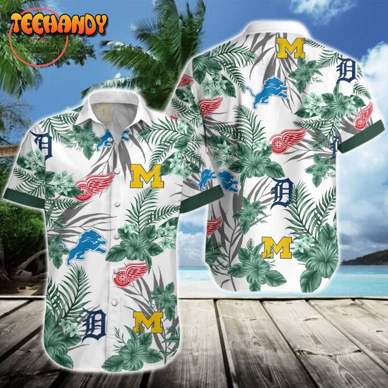 Michigan Sports Hawaiian Shirt