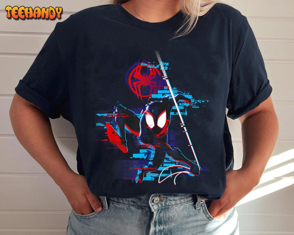 Miles Glitch Shirt, Spider-Man 2023 Shirt, Across The Spider-Verse T-shirt