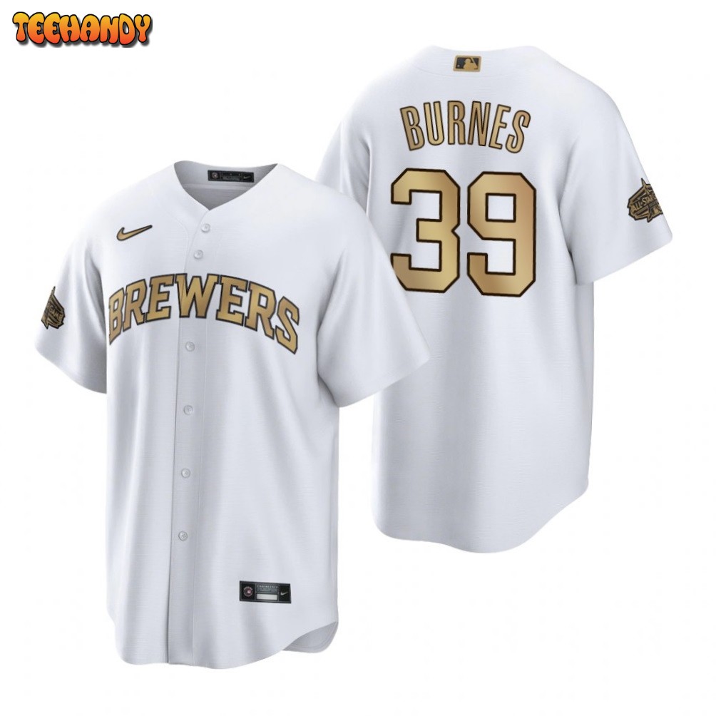 Milwaukee Brewers Corbin Burnes White 2022 All-Star Game Replica Jersey