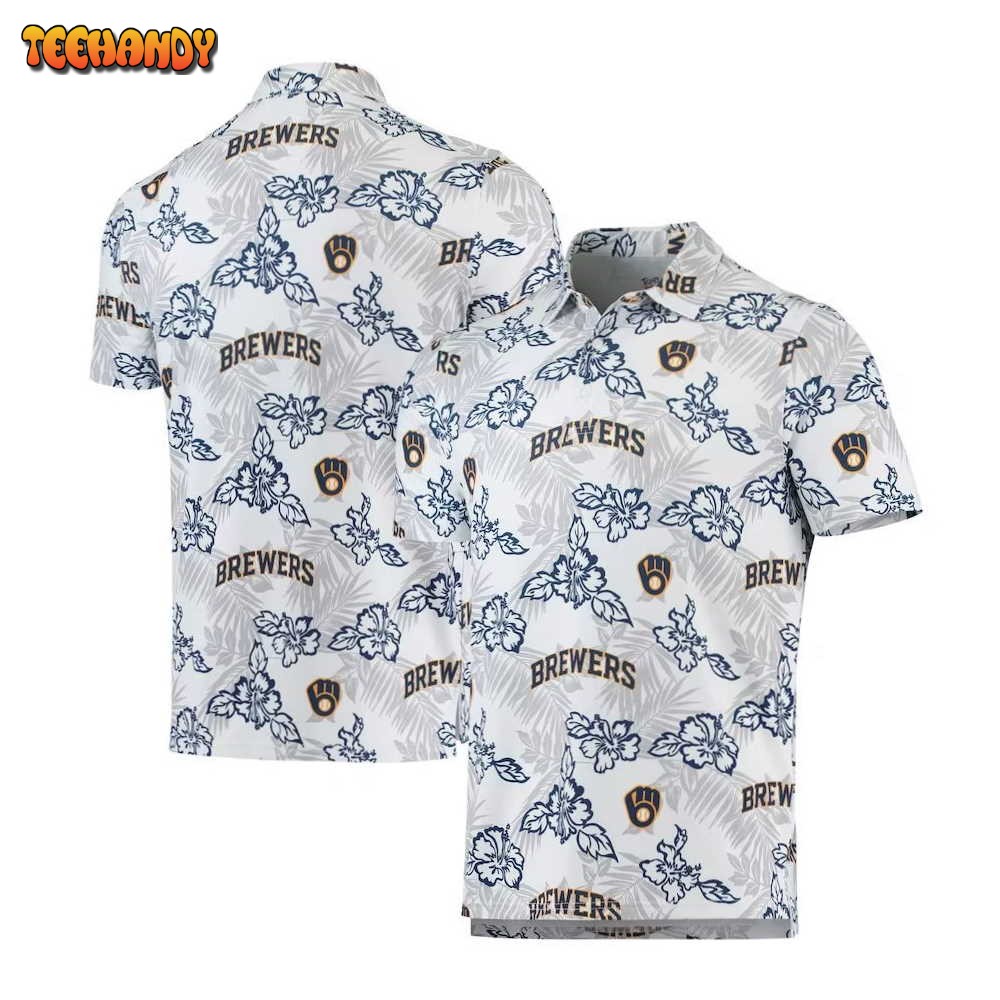 Milwaukee Brewers Performance Hawaiian Shirt